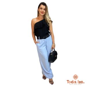 Calça Alfaiataria - Azul Bebê